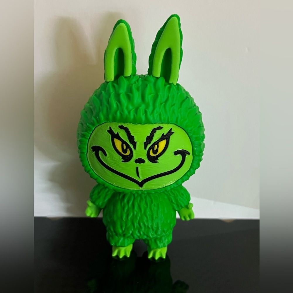 Labubu Mr Grinch by 3D print